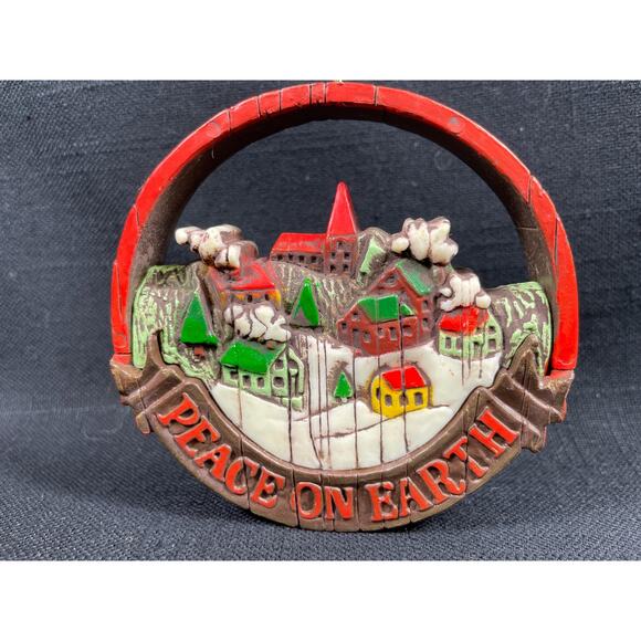 Vintage Hallmark Christmas tree ornament, 1976, Peace on Earth - Picture 2 of 8